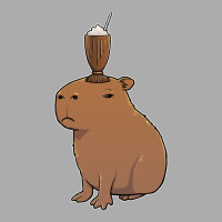 Capybara With A Chocolate Milkshake On Its Head Tu Men's T-shirt Pajama Set | Artistshot