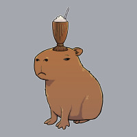 Capybara With A Chocolate Milkshake On Its Head Tu Long Sleeve Shirts | Artistshot