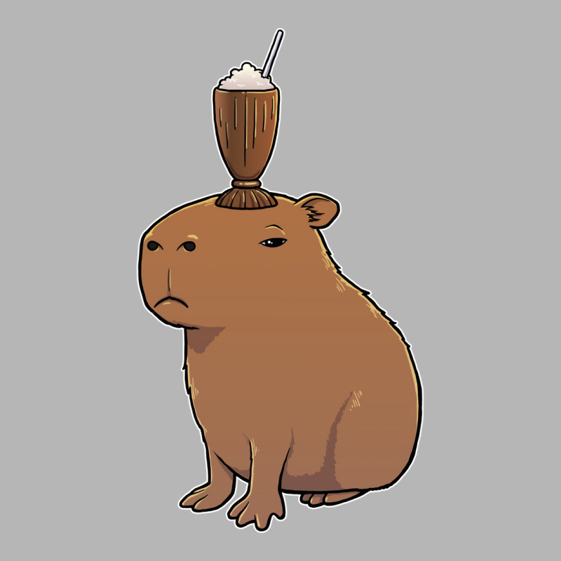 Capybara With A Chocolate Milkshake On Its Head Tu Hoodie & Jogger set by deleunavaniv | Artistshot