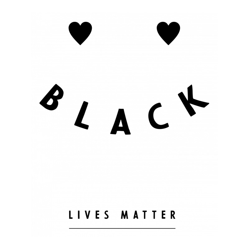 Simple Black Lives Matter In Black And White Letters - Protest Gifts Crop Top by Diogo Calheiros | Artistshot