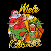 Mele Kalikimaka Santa Hawaiian Christmas In July H Zipper Hoodie | Artistshot