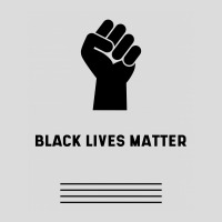 Simple Black Lives Matter In Black And White Letters - Protest Gifts Men's Polo Shirt | Artistshot