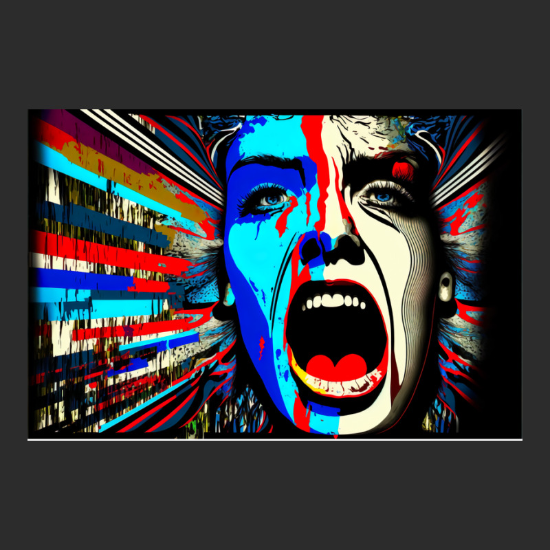 Screaming In Colour Abstract Art Exclusive T-shirt | Artistshot