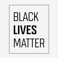 Simple Black Lives Matter In Black And White Letters - Protest Gifts Classic T-shirt | Artistshot