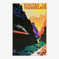 Vintage Visit Yugoslavia Travel Classic T-shirt | Artistshot