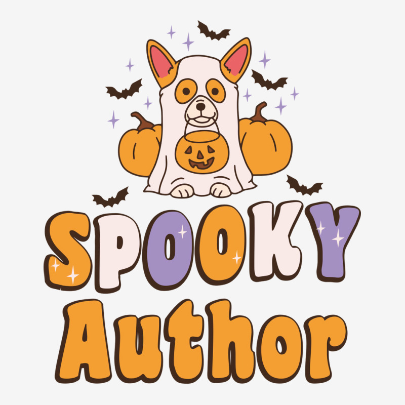 Spooky Author Halloween Costume Dog Blue Graphic T-shirt | Artistshot