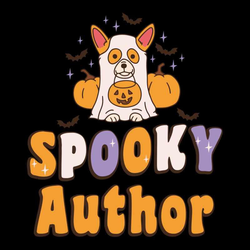 Spooky Author Halloween Costume Dog Blue Fleece Short | Artistshot