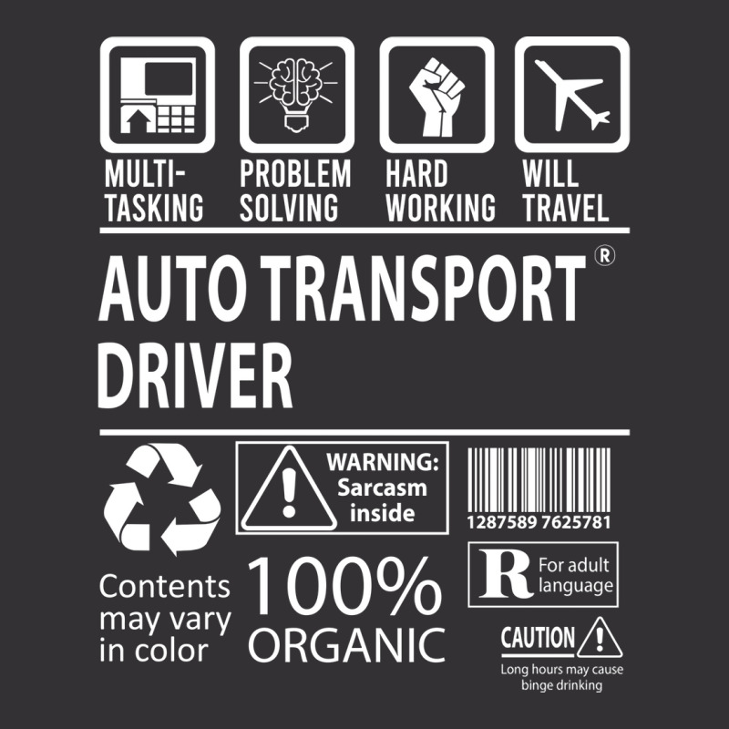 Auto Transport Driver T  Multitasking Certified Jo Vintage Short by nocniwignera | Artistshot