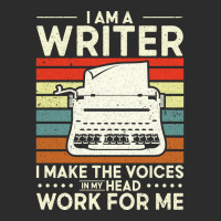 Im A Writer I Make The Voices In My Head Author Re Cropped Hoodie | Artistshot