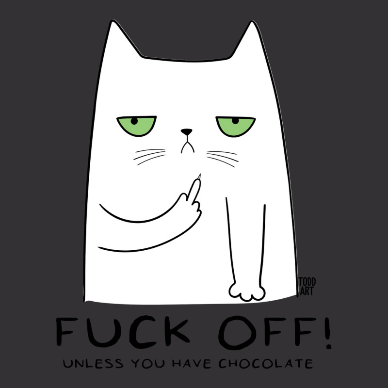 Fuck Off Cat Green Vintage Hoodie by sokhimnaxxary | Artistshot