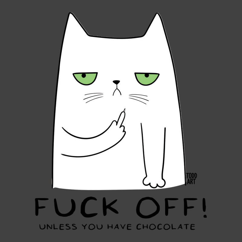 Fuck Off Cat Green Vintage T-Shirt by sokhimnaxxary | Artistshot