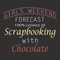 Girls Weekend Forecast Scrapbooking With Chocolate Champion Hoodie | Artistshot