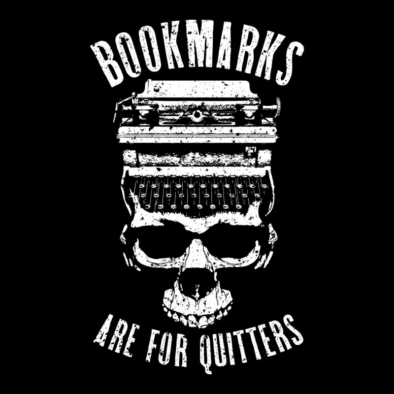 Bookmarks Are For Quitters Halloween Writer Typewr V-Neck Tee by smrdelkofroni | Artistshot