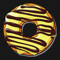 Yellow Donut Doughnut Chocolate Icing Frosting Gir Flannel Shirt | Artistshot