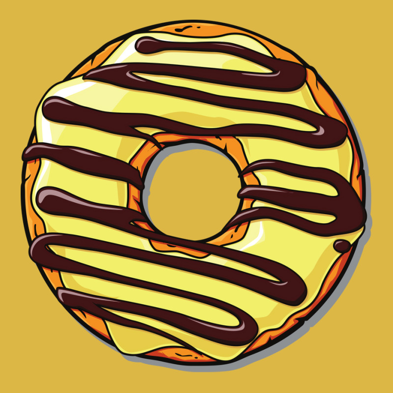 Yellow Donut Doughnut Chocolate Icing Frosting Gir Classic T-shirt | Artistshot