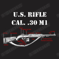 Us Rifle Carbine Cal 30 M1 Diagrams T-shirt | Artistshot