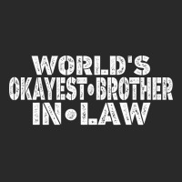 Funny Worlds Okayest Brother In Law Brother Birthd Printed Hat | Artistshot