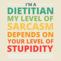 Im A Dietitian My Level Of Sarcasm Depends On Your Cropped Hoodie | Artistshot