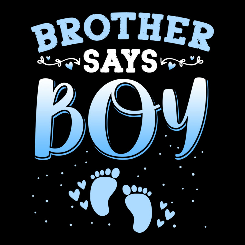 Brother Says Girl Gender Reveal Newborn Girl Ba 6 Kids Cap | Artistshot