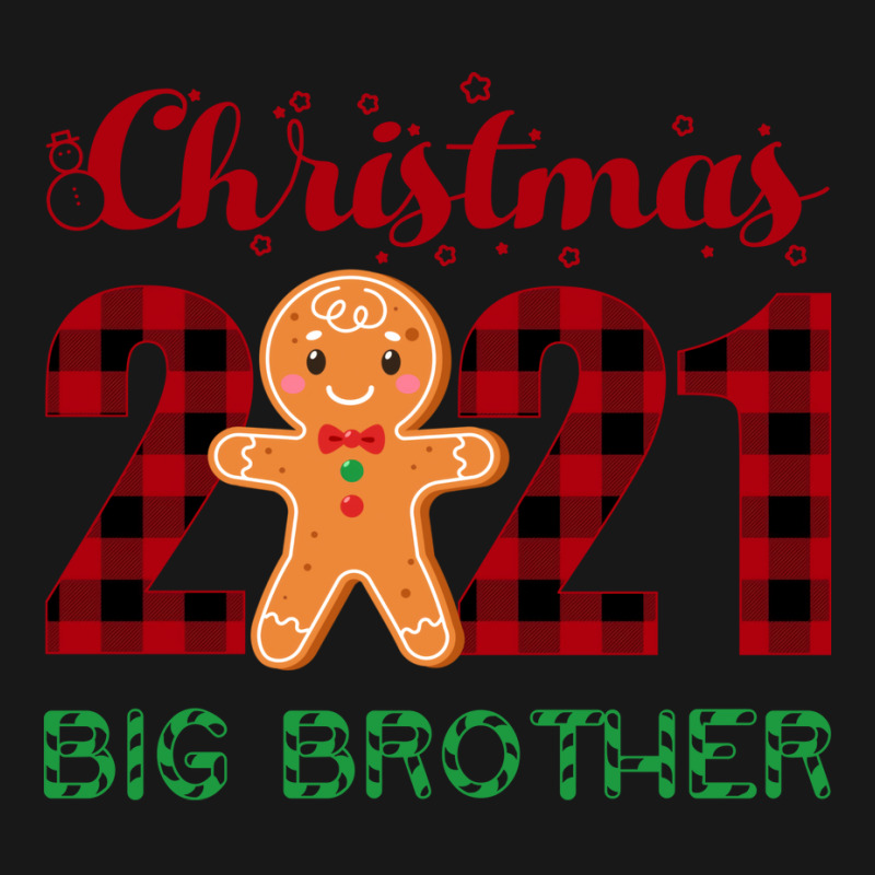 Christmas 2021 Big Brother Gingerbread Matching Fa Flannel Shirt | Artistshot