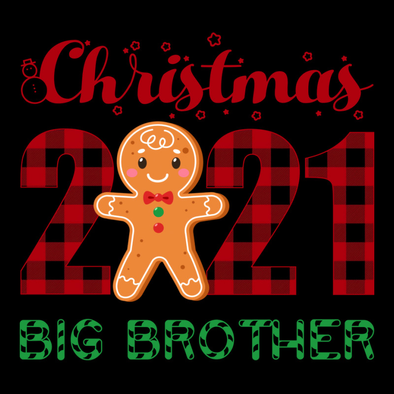 Christmas 2021 Big Brother Gingerbread Matching Fa Men's Long Sleeve Pajama Set | Artistshot