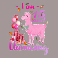 I Am 15 Years Old And Llamazing 15th Llama Birthda Vintage Short | Artistshot