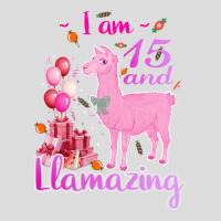 I Am 15 Years Old And Llamazing 15th Llama Birthda Men's Polo Shirt | Artistshot