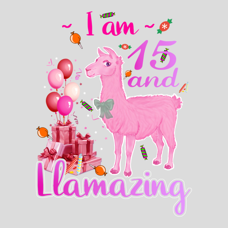 I Am 15 Years Old And Llamazing 15th Llama Birthda Men's Polo Shirt | Artistshot