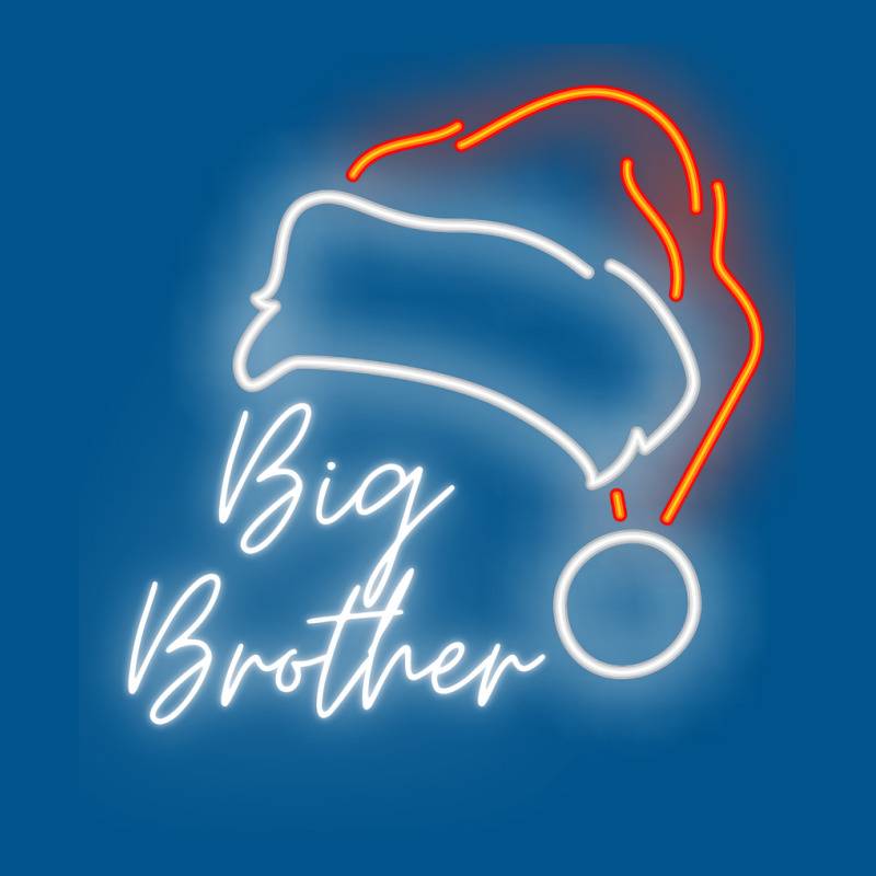 Big Brother Christmas Hat Design For Family Classic T-shirt | Artistshot