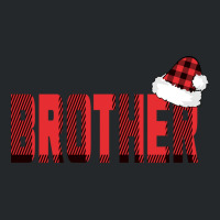 Christmas Brother Buffalo Plaid Crewneck Sweatshirt | Artistshot