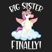 Big Sister Finally Sibling Announcement 1 Ladies Polo Shirt | Artistshot