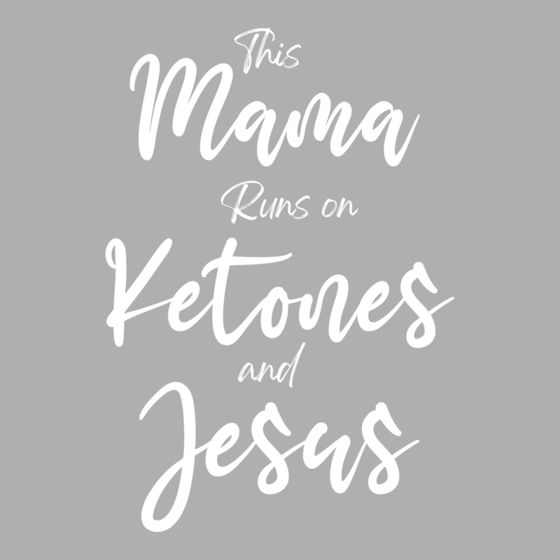 This Mama Runs On Ketones And Jesus Red Ladies Fitted T-Shirt by doinogloepyp | Artistshot