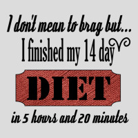 Funny Diet Quote I Dont Mean To Brag I Finished My Men's Polo Shirt | Artistshot