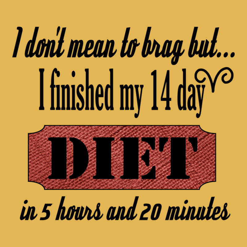 Funny Diet Quote I Dont Mean To Brag I Finished My Vintage Hoodie And Short Set by ibromlesanil | Artistshot