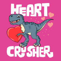 Heart Crusher Valentines Day Trex Dinosaur Kids T-shirt | Artistshot