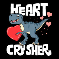 Heart Crusher Valentines Day Trex Dinosaur Kids Pocket T-shirt | Artistshot