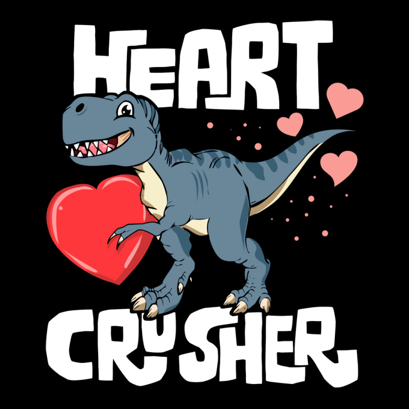 Heart Crusher Valentines Day Trex Dinosaur Kids Pocket T-shirt | Artistshot