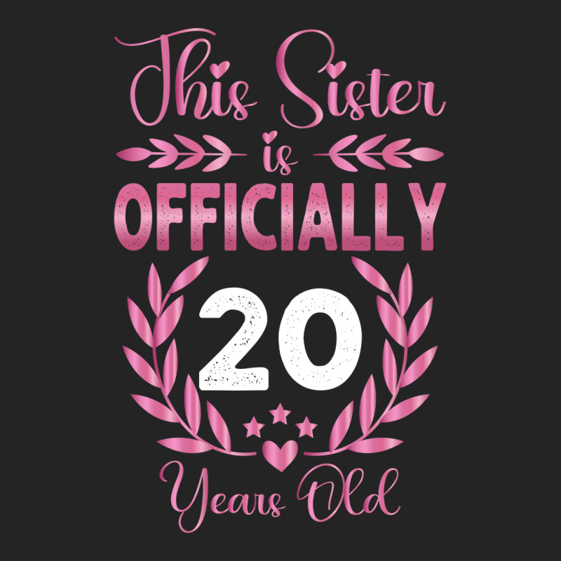 20th Birthday Gift For Sister 20 Years Old 3/4 Sleeve Shirt | Artistshot