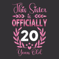 20th Birthday Gift For Sister 20 Years Old Vintage Short | Artistshot