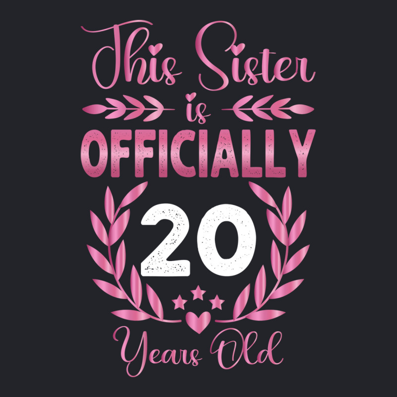 20th Birthday Gift For Sister 20 Years Old Lightweight Hoodie | Artistshot