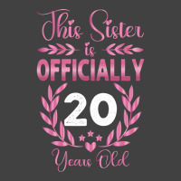 20th Birthday Gift For Sister 20 Years Old Vintage T-shirt | Artistshot