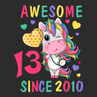 Cute Unicorn Awesome 13th Birthday Since 2010 Retr Exclusive T-shirt | Artistshot