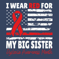 Dyslexia Awareness Month Big Sister Red Ribbon Ame Exclusive T-shirt | Artistshot