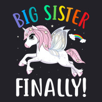 Im Going To Be A Big Sister Unicorn Unisex Sherpa-lined Denim Jacket | Artistshot