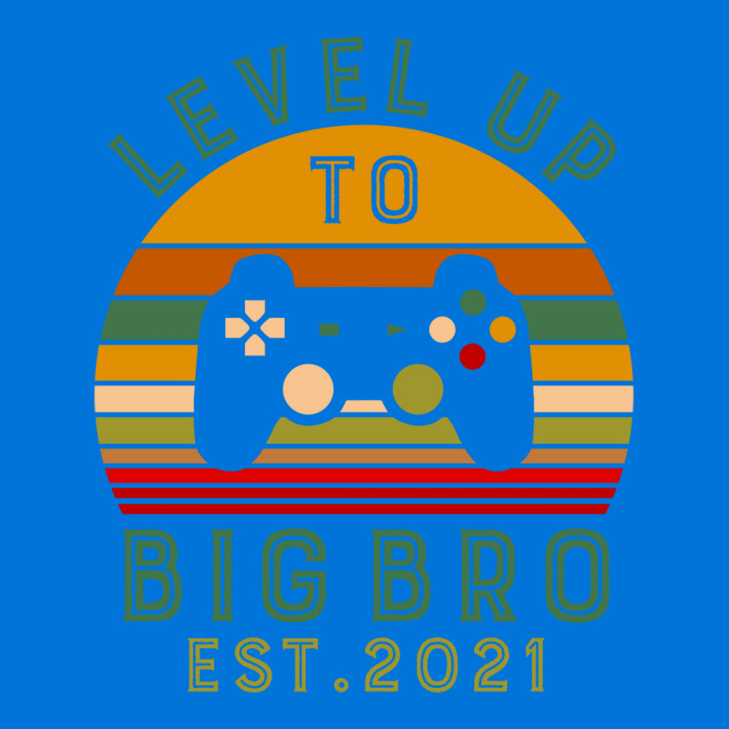 Leveled Up To Big Bro Est 2021 Promoted To Big Bro Graphic T-shirt | Artistshot