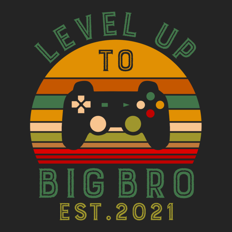 Leveled Up To Big Bro Est 2021 Promoted To Big Bro 3/4 Sleeve Shirt | Artistshot