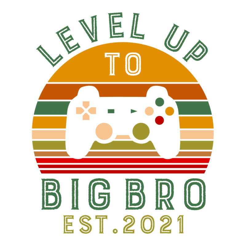 Leveled Up To Big Bro Est 2021 Promoted To Big Bro Men's T-shirt Pajama Set | Artistshot