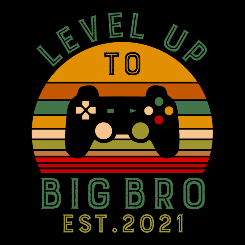 Leveled Up To Big Bro Est 2021 Promoted To Big Bro Men's Long Sleeve Pajama Set | Artistshot