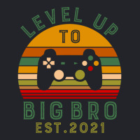 Leveled Up To Big Bro Est 2021 Promoted To Big Bro Lightweight Hoodie | Artistshot