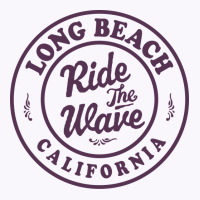 Long Beach California Ride The Wave Badge Tumblr Tank Top | Artistshot